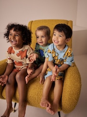 Multi Animal Short Pyjamas 3 Pack (9mths-8yrs) - Image 2 of 6