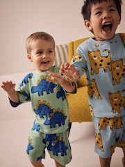 Multi Animal Short Pyjamas 3 Pack (9mths-8yrs) - Image 3 of 6