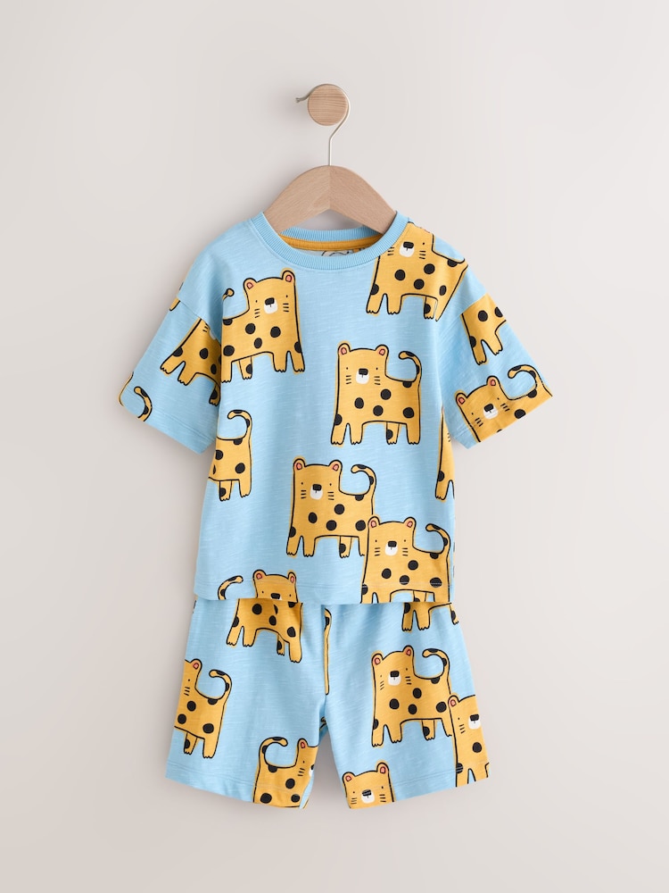 Multi Animal Short Pyjamas 3 Pack (9mths-8yrs) - Image 5 of 6