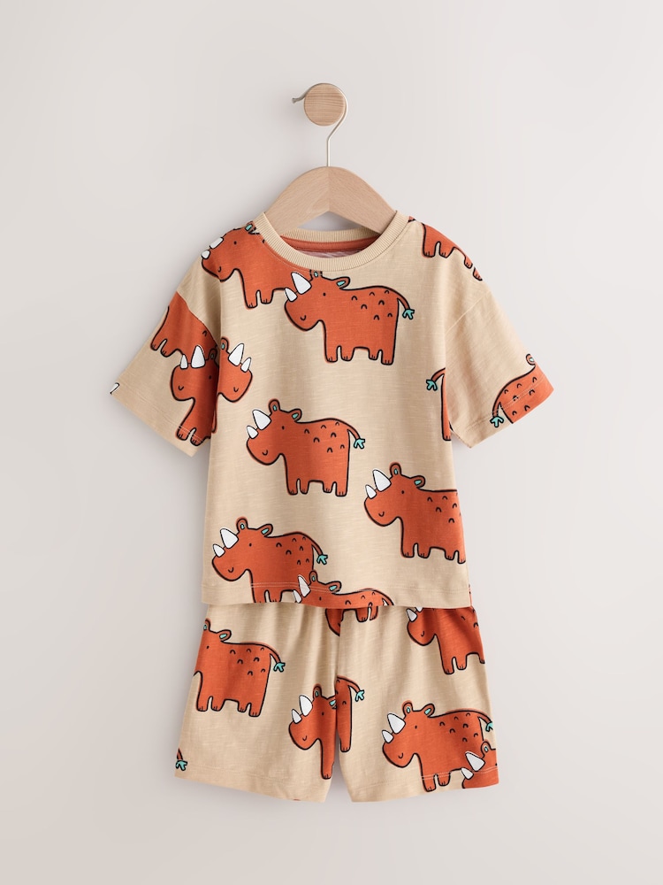 Multi Animal Short Pyjamas 3 Pack (9mths-8yrs) - Image 6 of 6