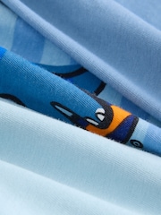 Orange/Navy Dinosaur 3 Pack Oversized Pyjamas (9mths-10yrs) - Image 10 of 11