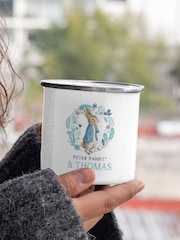 Personalised Peter Rabbit and Me Enamel Mug by Star Editions - Image 1 of 3