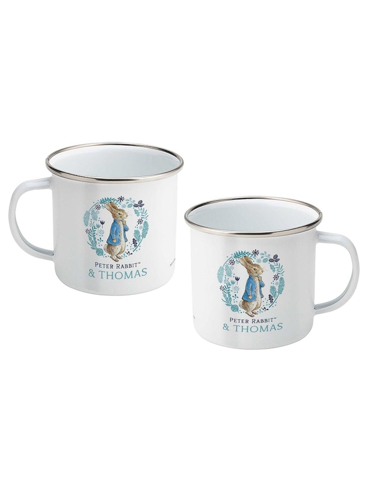 Personalised Peter Rabbit and Me Enamel Mug by Star Editions - Image 3 of 3