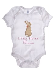 Star Editions Little Sister Personalised Babygrow - Image 3 of 3