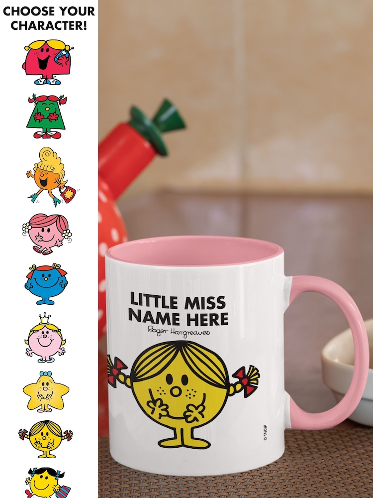 Personalised Little Miss Colour Handle Mug by Star Editions - Image 1 of 3