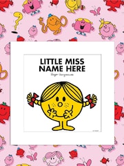 Personalised Little Miss Art Print 20x20cm Unframed by Star Editions - Image 2 of 3