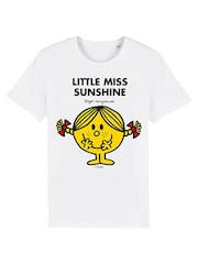 Star Editions Little Miss Adults White Personalised 100% Cotton T-Shirt - Image 3 of 3