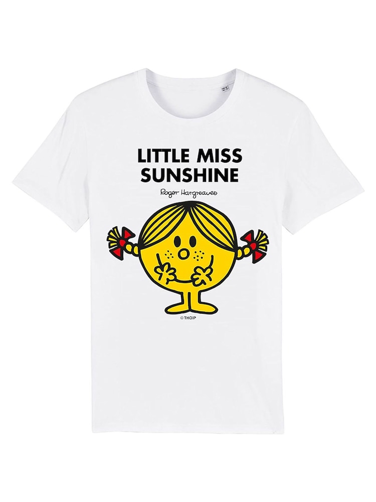 Star Editions Little Miss Adults White Personalised 100% Cotton T-Shirt - Image 3 of 3