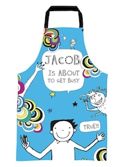 100% Cotton Personalised Get Busy Monster Tom Gates Apron by Star Editions - Image 3 of 3