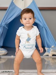 Star Editions Little Brother Personalised Babygrow - Image 2 of 3