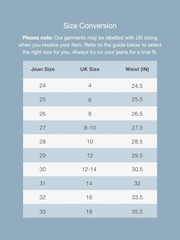 Черный - Gap High Waisted Ankle Length Horseshoe Jeans - Image 6 of 6