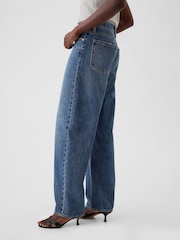 Blauw - Gap jeans met hoge taille en toelopende pijpen - Image 4 of 8