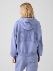 Gap Blue Vintage Logo Soft Hoodie - Image 2 of 5