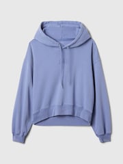 Gap Blue Vintage Logo Soft Hoodie - Image 4 of 5