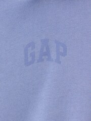 Gap Blue Vintage Logo Soft Hoodie - Image 5 of 5