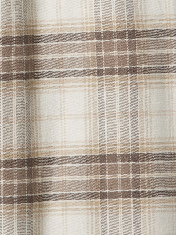 Gap Cream Matching Family Christmas 100% Cotton Relaxed Traditional Check Pyjama Bottoms - Image 5 of 5