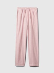 Gap Red Matching Family Christmas 100% Cotton Stripe Pyjama Bottoms - Image 4 of 5