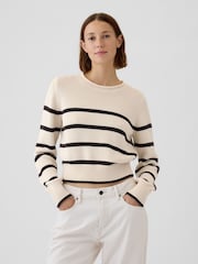 Cream - Gap, weicher, kurzer Rollkragenpullover aus Baumwolle - Image 1 of 5