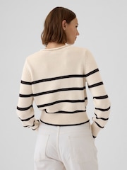 Cream - Gap, weicher, kurzer Rollkragenpullover aus Baumwolle - Image 2 of 5