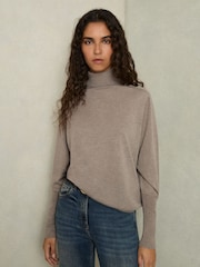 Vizon - Reiss Wren Roll-Neck Jumper With Cashmere - Image 1 of 7