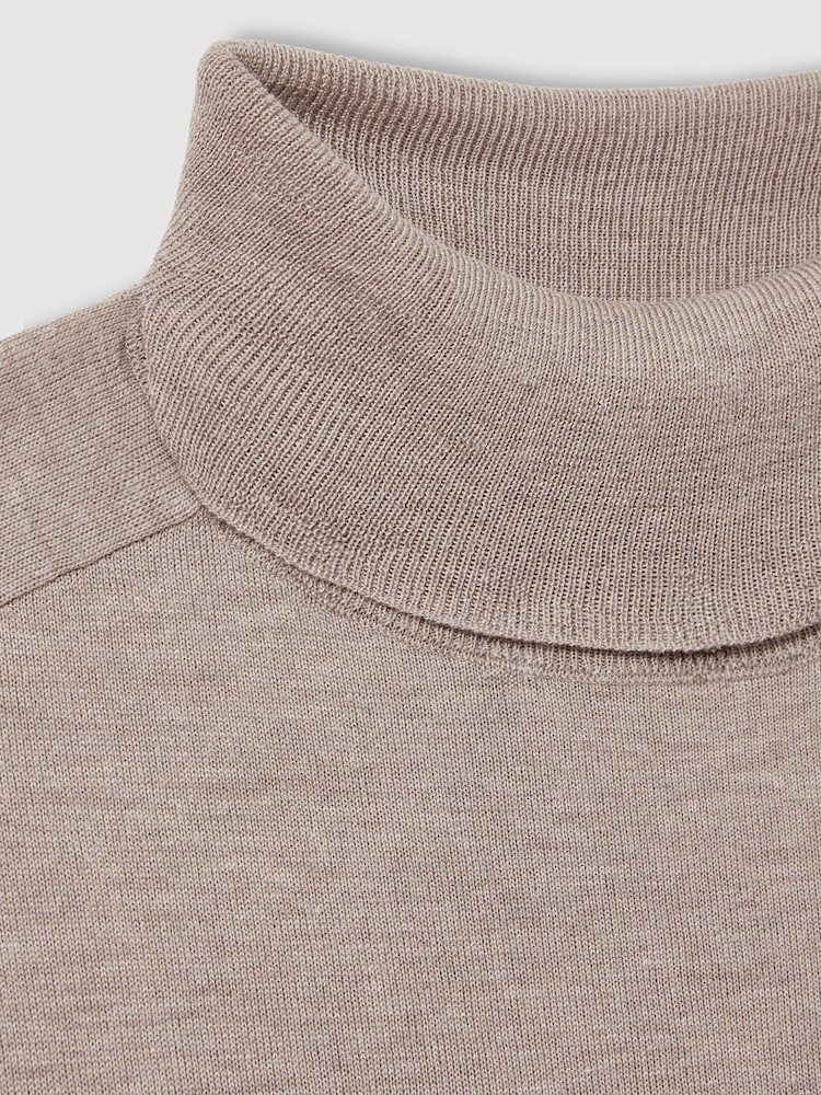 Vizon - Reiss Wren Roll-Neck Jumper With Cashmere - Image 7 of 7