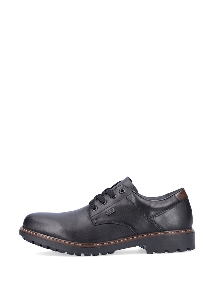 Rieker Mens Lace-Up Black Shoes - Image 1 of 11
