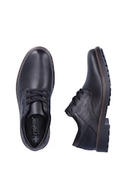 Rieker Mens Lace-Up Black Shoes - Image 10 of 11