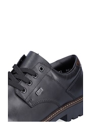 Rieker Mens Lace-Up Black Shoes - Image 4 of 11