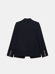 Mint Velvet Blue Double Breasted Blazer - Image 4 of 4