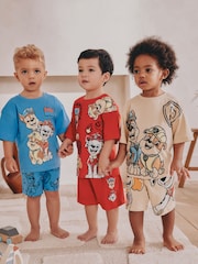 Red/Blue Paw Patrol Shorts Pyjamas 3 Pack (9mths-8yrs) - Image 1 of 13