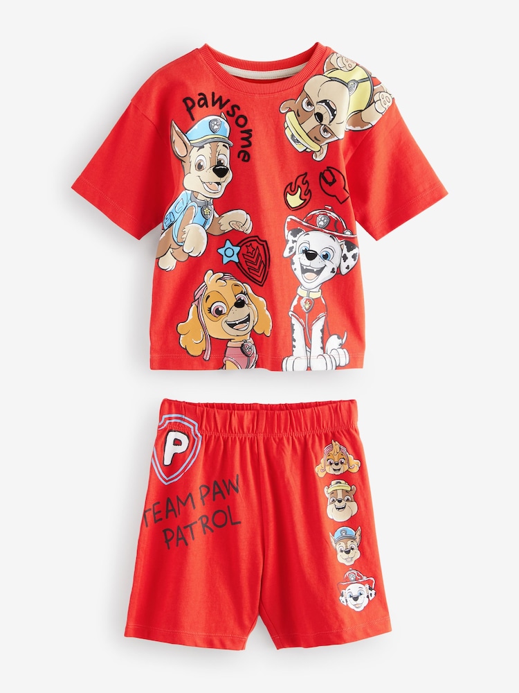 Red/Blue Paw Patrol Shorts Pyjamas 3 Pack (9mths-8yrs) - Image 10 of 13