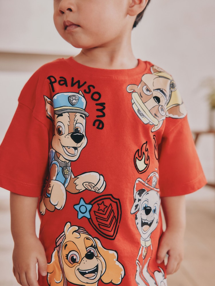 Red/Blue Paw Patrol Shorts Pyjamas 3 Pack (9mths-8yrs) - Image 4 of 13