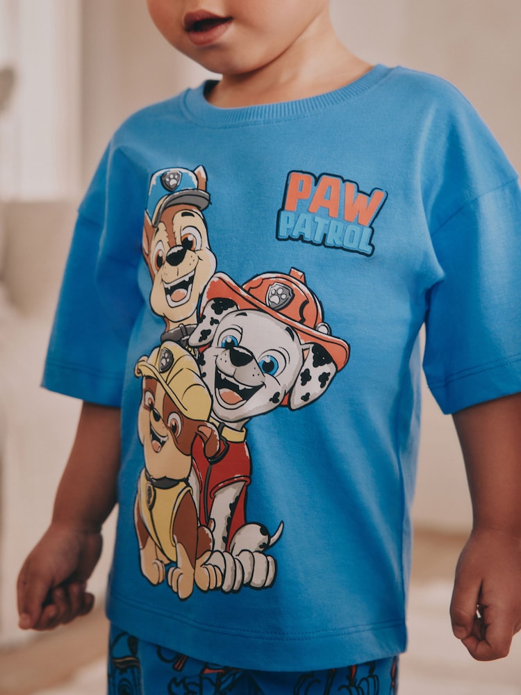 Red/Blue Paw Patrol Shorts Pyjamas 3 Pack (9mths-8yrs) - Image 6 of 13