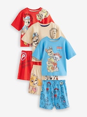 Red/Blue Paw Patrol Shorts Pyjamas 3 Pack (9mths-8yrs) - Image 8 of 13