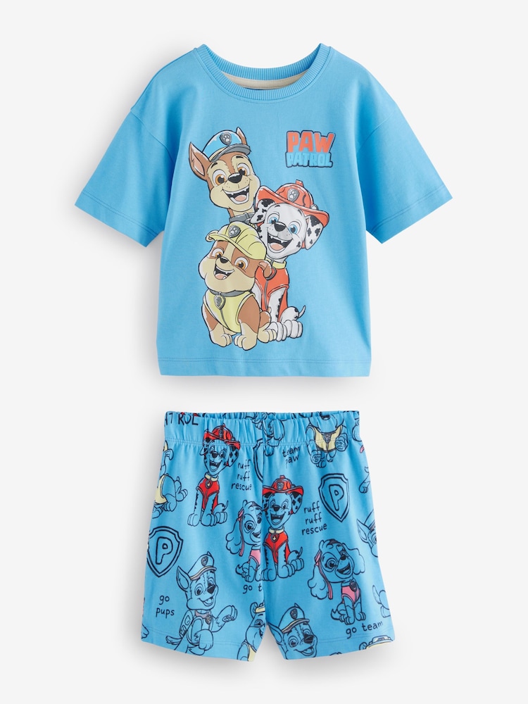 Red/Blue Paw Patrol Shorts Pyjamas 3 Pack (9mths-8yrs) - Image 9 of 13