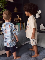 Blue Cream License Paw Patrol 100% Cotton Short Pyjamas 2 Pack (9mths-8yrs) - Image 2 of 7