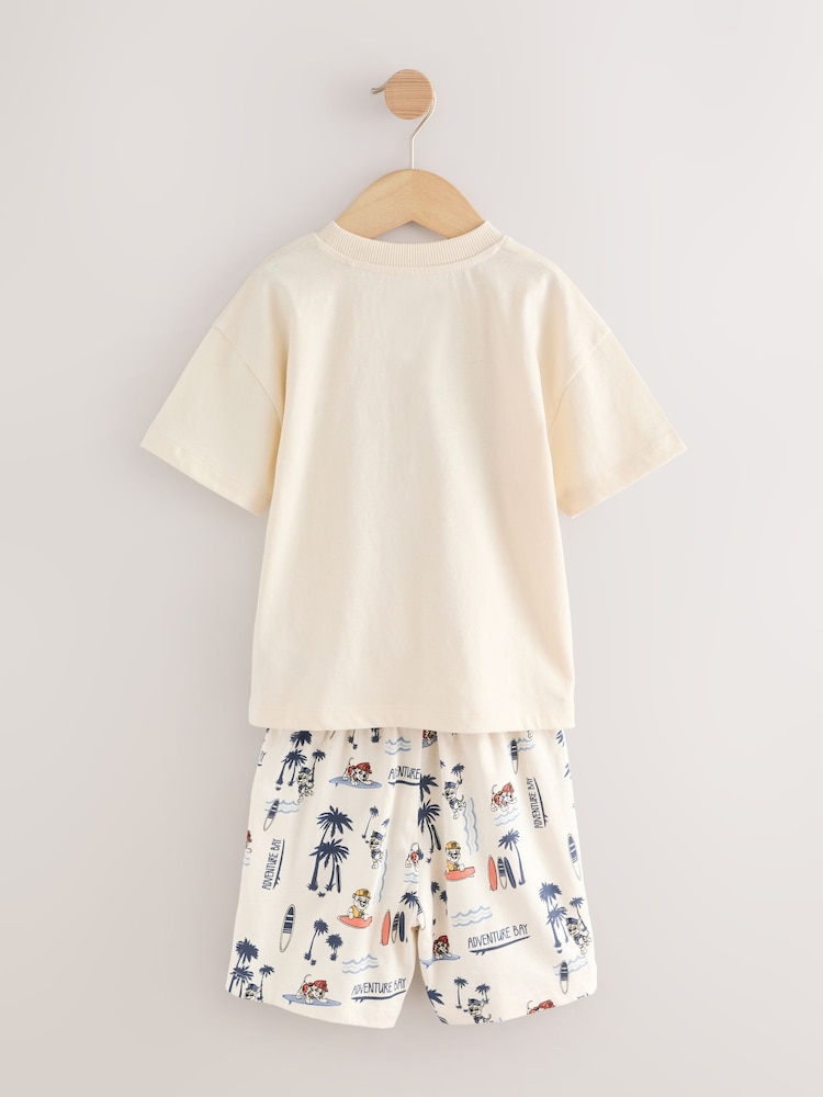 Blue Cream License Paw Patrol 100% Cotton Short Pyjamas 2 Pack (9mths-8yrs) - Image 7 of 7