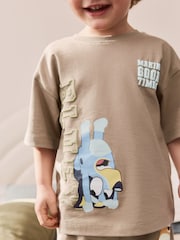 Blue/Green License Bluey 3 Pack 100% Cotton Short Pyjamas (12mths-8yrs) - Image 4 of 12