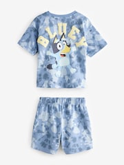 Blue/Green License Bluey 3 Pack 100% Cotton Short Pyjamas (12mths-8yrs) - Image 8 of 12
