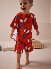 Красный/синий Spidey - Лицензия на короткую пижаму 3 Pack (12мес. 10лет) - Image 4 of 6