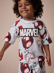 Красный/синий Spidey - Лицензия на короткую пижаму 3 Pack (12мес. 10лет) - Image 5 of 6