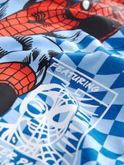 Navy/Camel Spiderman License Short Pyjamas 2 Pack (12mths-10yrs) - Image 6 of 6
