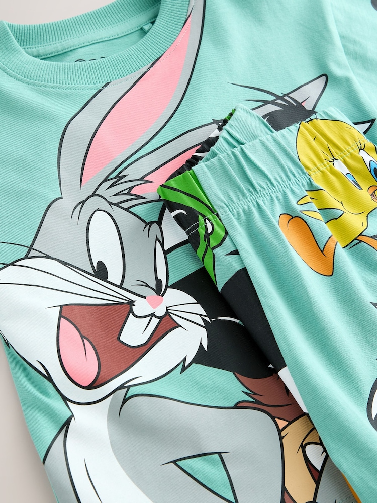 Blue/Orange Looney Tunes Single License 100% Cotton Short Pyjamas (9mths-9yrs) - Image 10 of 10