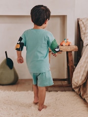 Blue/Orange Looney Tunes Single License 100% Cotton Short Pyjamas (9mths-9yrs) - Image 3 of 10