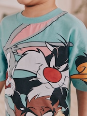 Blue/Orange Looney Tunes Single License 100% Cotton Short Pyjamas (9mths-9yrs) - Image 6 of 10