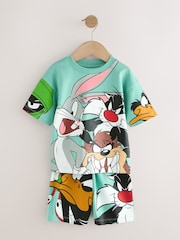 Blue/Orange Looney Tunes Single License 100% Cotton Short Pyjamas (9mths-9yrs) - Image 7 of 10