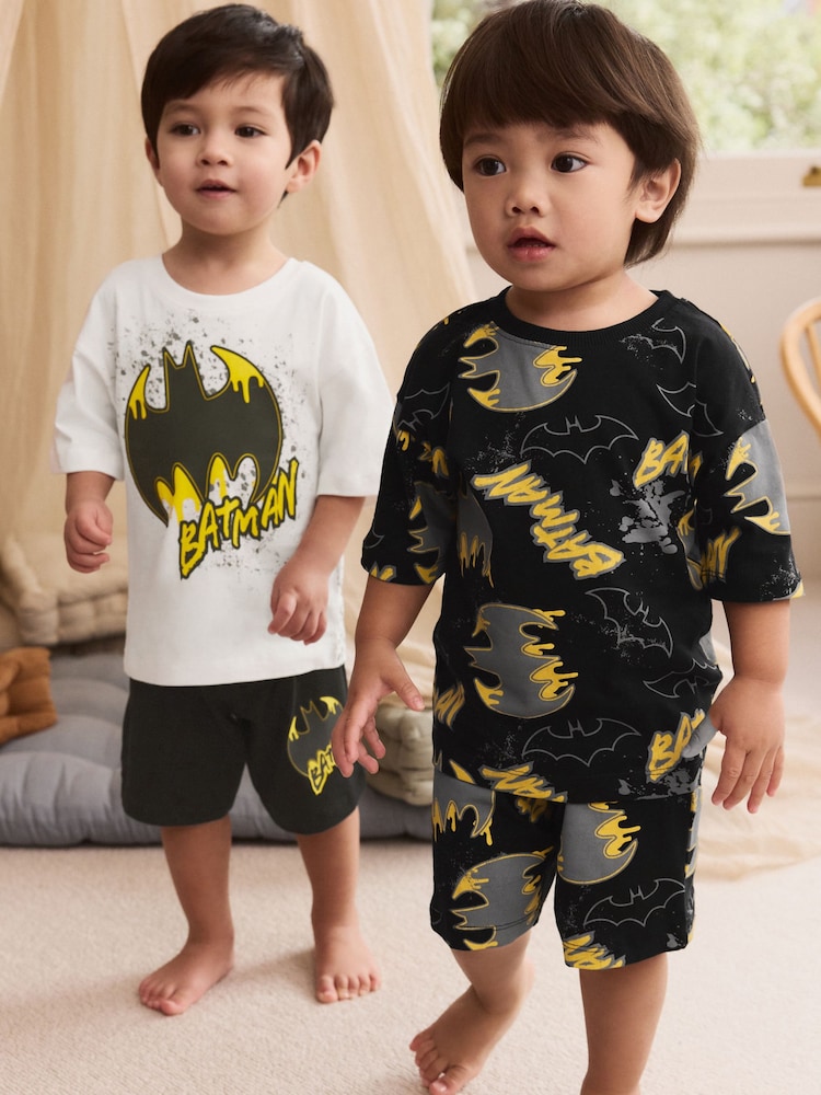 Schwarz/Ecru Batman - Lizenzierte kurze Pyjamas, 2er-Pack (12M.–10J.) - Bild 1 von 11 Schwarz/Ecru Batman - Lizenzierte kurze Pyjamas, 2er-Pack (12M.–10J.) - Bild 1 von 11
