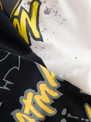 Black/Ecru Batman License Short Pyjamas 2 Pack (12mths-10yrs) - Image 10 of 11
