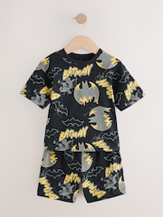 Black/Ecru Batman License Short Pyjamas 2 Pack (12mths-10yrs) - Image 9 of 11