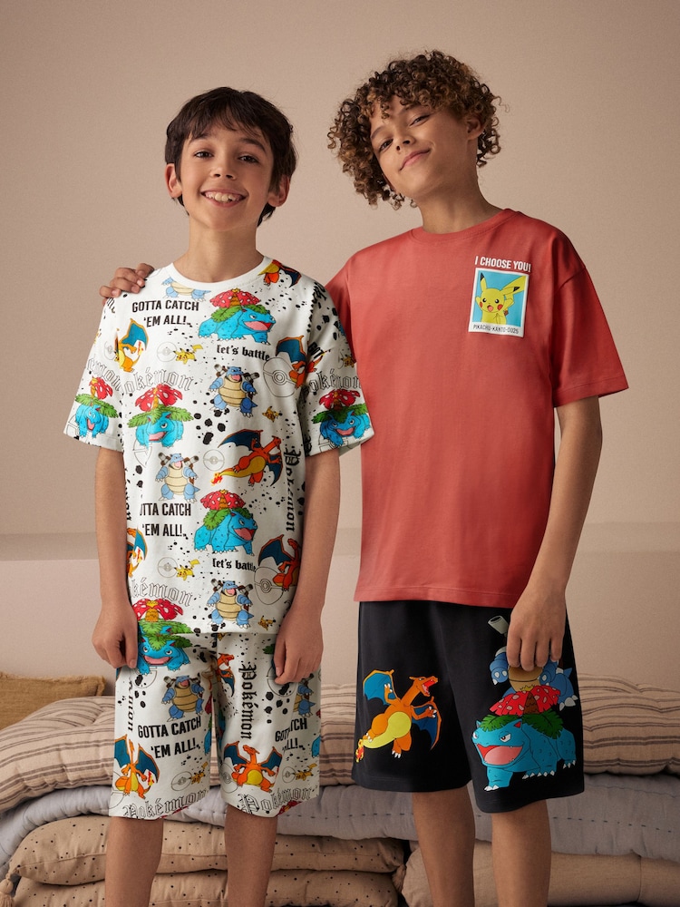 Multi License Pokemon Short Pyjamas 2 Pack (3-14yrs) - Image 1 of 8